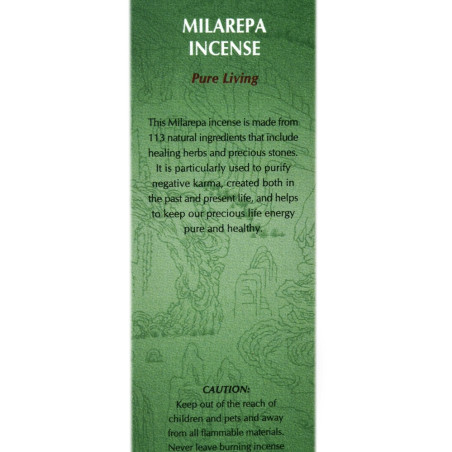 Kadzidła Milarepa - Pure Living (Cnotliwe życie)