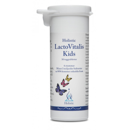 Holistic LactoVitalis Kids probiotyk dla dzieci 30 tabl