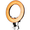 Ściemniane oświetlenie pierścieniowe LED Bresser BR-RL12 o świetle dziennym, 45 W, z torbą