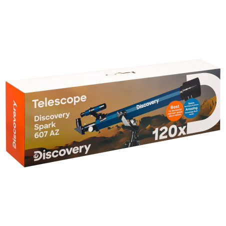 (ES) Teleskop Levenhuk Discovery Spark 607 AZ z książką