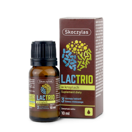 Lactrio, probiotyk w kroplach  - Skoczylas