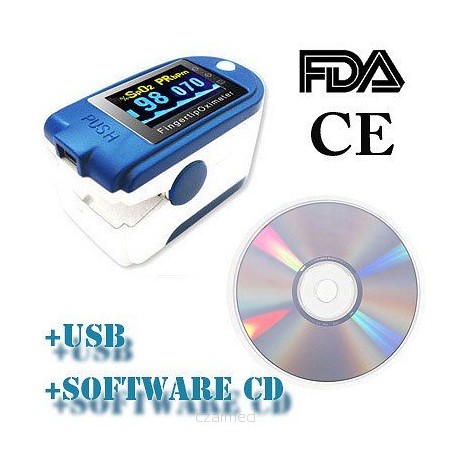 Pulsoksymetr CMS 50D + , USB, oprogramowanie