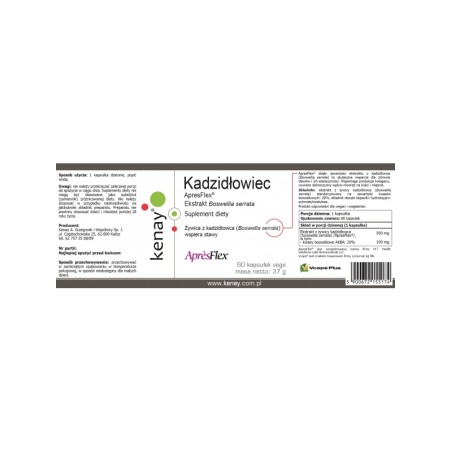 Kadzidłowiec ApresFlex® Ekstrakt Boswellia serrata (60 kapsułek)