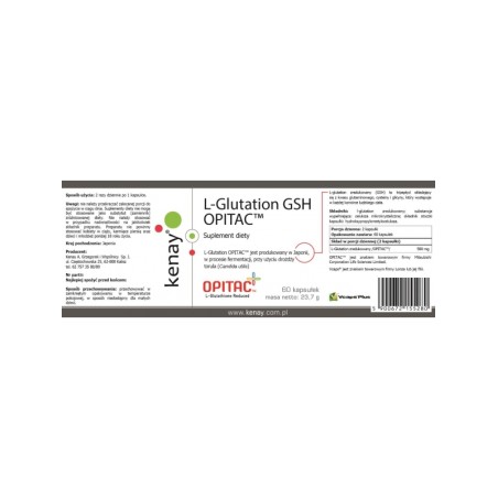 L-Glutation GSH OPITAC™ (60 kapsułek)