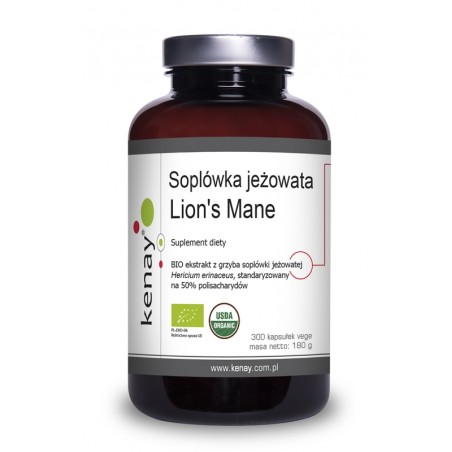 Soplówka jeżowata Lion's Mane (300 kapsułek vege)