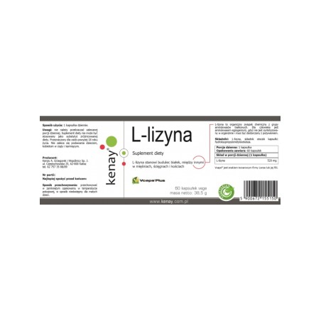 L-lizyna (60 kapsułek)