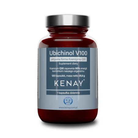 Limitowany Produkt PREMIUM Ubichinol V100 aktywna forma Koenzymu Q10 (120 kapsułek)