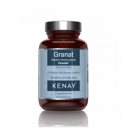 GRANAT ekstrakt z owoców granatu POMELLA® (60 kapsułek) kenay premium