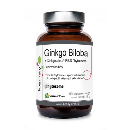 Ginkgo Biloba z Ginkgoselect® PLUS Phytosome (60 kapsułek)