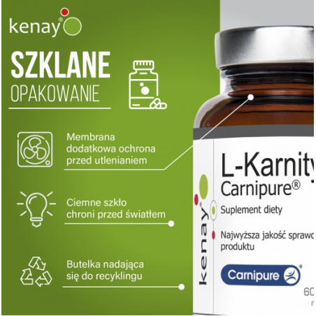 L-Karnityna Carnipure® (60 kapsułek) Kenay AG