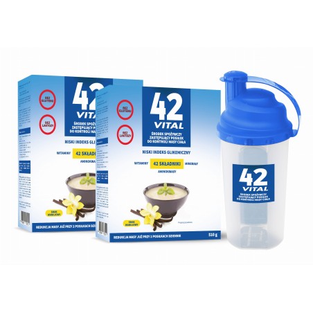 ZESTAW 42 Vital 2x510g + shaker 0,7l