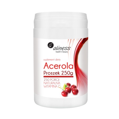Acerola Proszek 250 g- naturalna witamina C  -  Aliness