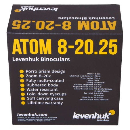 Lornetka Levenhuk Atom 8–20x25