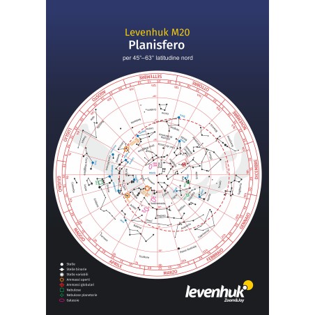 (IT) Duża planisfera Levenhuk M20