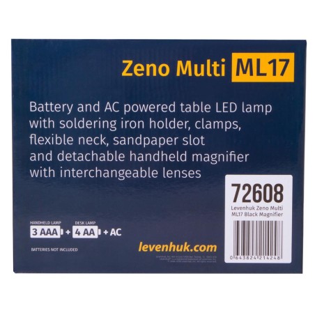 Czarna lupa Levenhuk Zeno Multi ML17