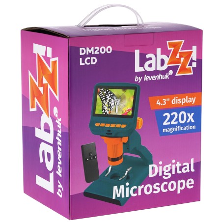 Mikroskop cyfrowy Levenhuk LabZZ DM200 LCD