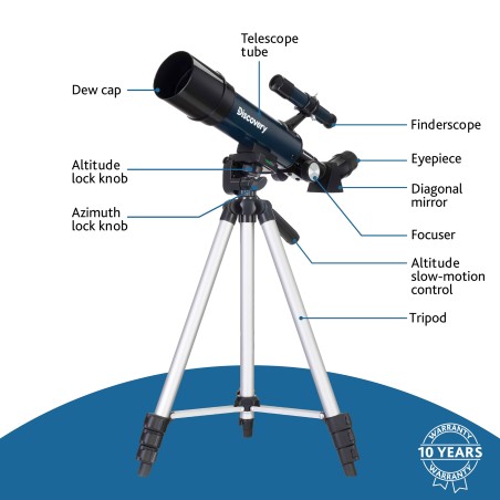 (EN) Teleskop Levenhuk Discovery Sky Trip ST50 z książką