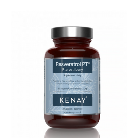 PTEROSTILBENY - Resveratrol PT® (60 kapsułek) kenay premium