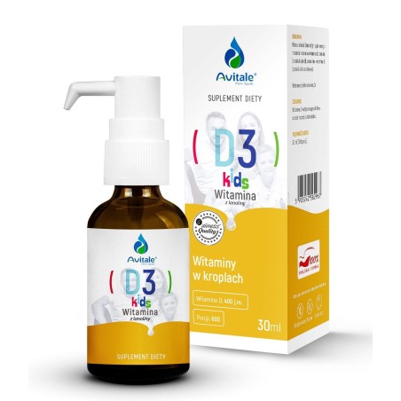 Avitale, D3 KIDS x 30 ml