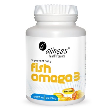 Fish Omega 3 180/120 mg x 90 kapsułek   Aliness