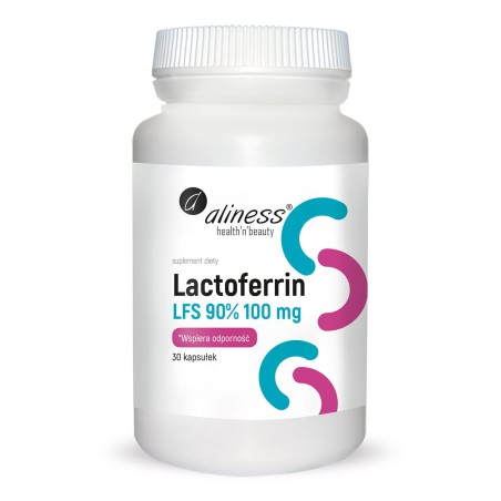 Lactoferrin LFS 90% 100 mg x 30 kapsułek .  -  Aliness