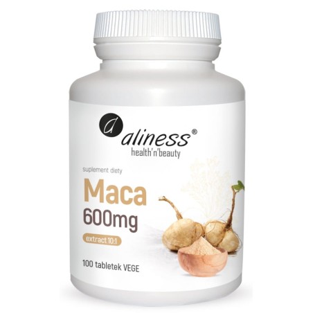 Maca ekstrakt 10:1 600mg  -  Aliness