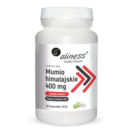 Shilajit - Mumio himalajskie 400mg x 90 Vege caps-  Aliness