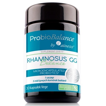 ProbioBALANCE, Probiotyk Rhamnosus GG Balance 5 mld. x 30 vege caps.  Aliness