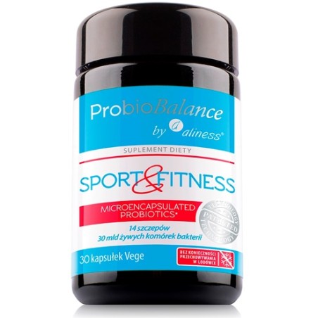 ProbioBALANCE, Probiotyk Sport & Fitness Balance 30 mld. x 30 vege caps.  Aliness