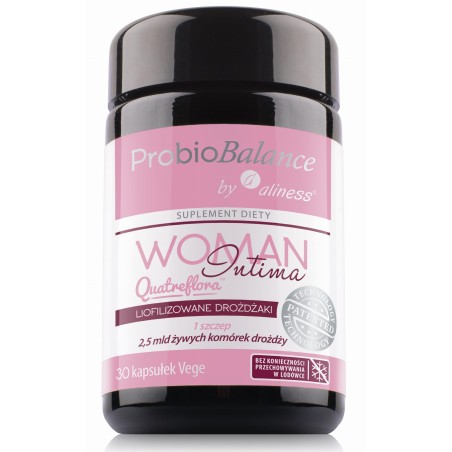 ProbioBALANCE, Woman Intima Quatreflora 2,5 mld x 30 vege caps.   Aliness
