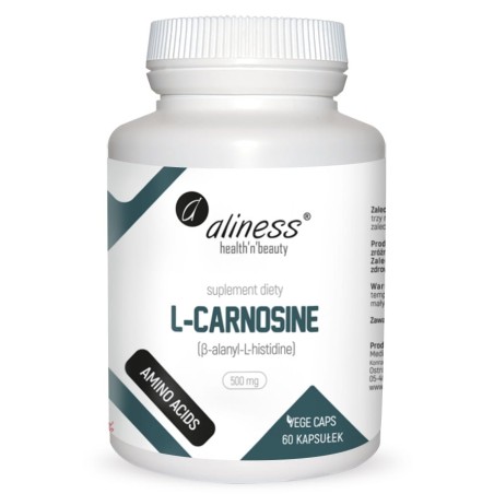 L-CARNOSINE 500 mg x 60 Vege caps  Aliness