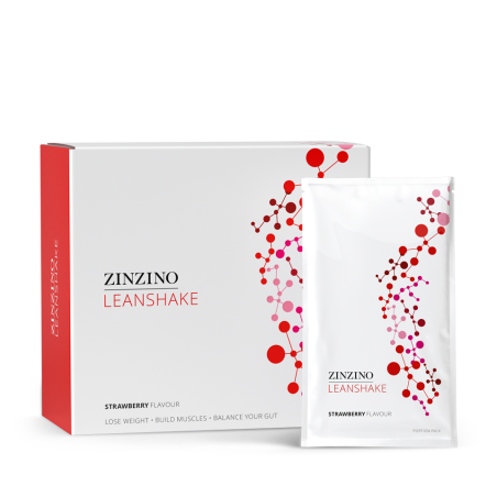 LeanShake Strawberry, portion pack ZINZINO