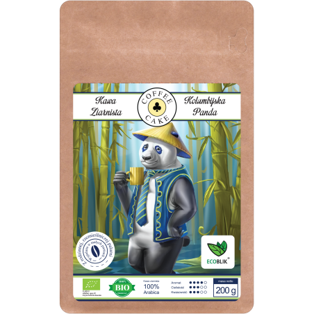 Kawa Arabica Kolumbijska Panda 200g EKO