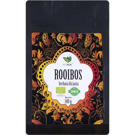 Herbata ekologiczna liściasta ROOIBOS 140g