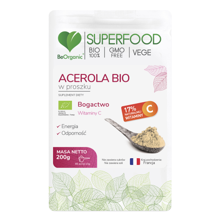 Acerola BIO w proszku 200g