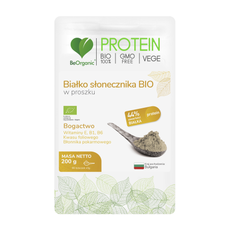 Białko słonecznika BIO w proszku 200g