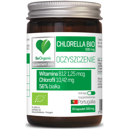 Chlorella BIO, 500mg x 50 kaps