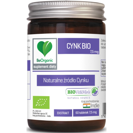 Cynk BIO 7,5 mg x 60 tabletek