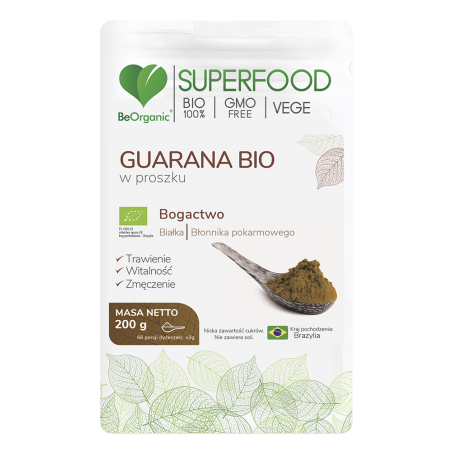 Guarana BIO w proszku 200g