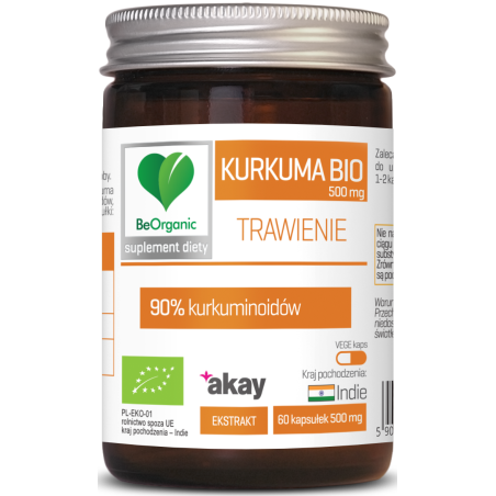 Kurkuma BIO 90%, 500mg x 50 kaps