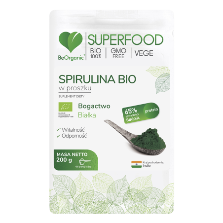 Spirulina BIO w proszku 200g