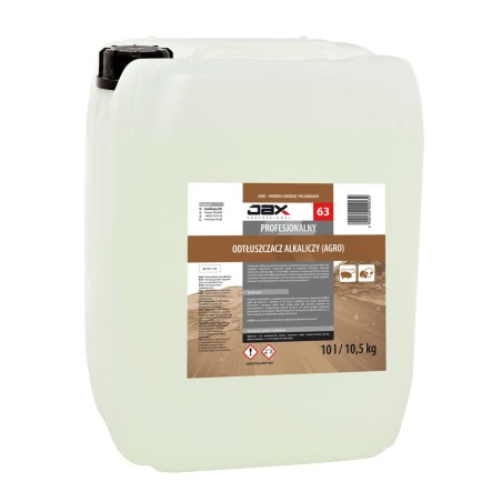 JAX PROFESSIONAL 63 (AGRO) 5L do 20 L- ODTŁUSZCZACZ ALKALICZNY