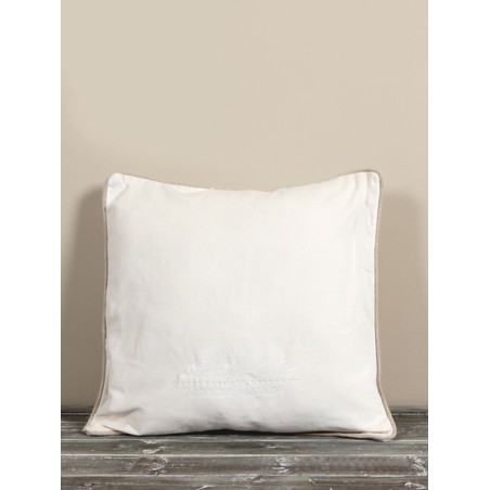 Poduszka dekoracyjna Velvet Pillow Himalaya biała 50x50cm