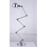 Lampa stołowa 46x18x119 cm.stal chrom