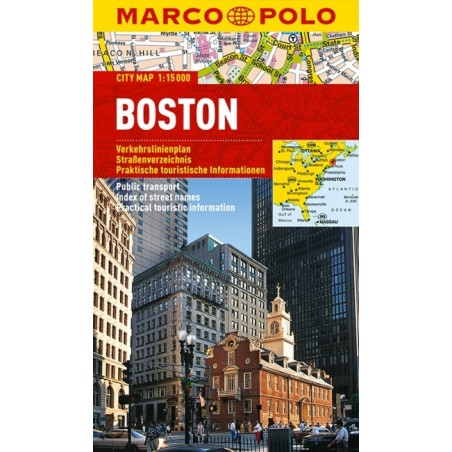 mapa Boston / Boston Plan Miasta