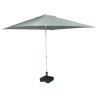 Parasol ogrodowy Corfu 250x250 szary- melanż