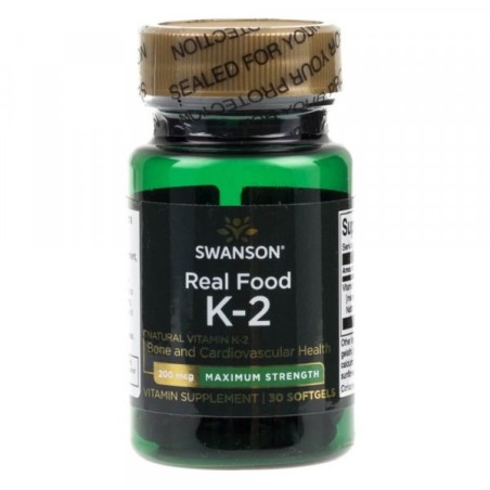 Swanson Witamina K2 MK7 200 mcg - 30 kapsułek