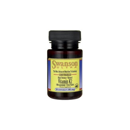 SWANSON Witamina K2 naturalna 100mcg 30 kaps