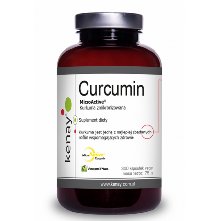 Kurkuma zmikronizowana - MikroActive Curcumin (60-300 kapsułek)