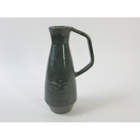 Waza ceramiczna z uchwytem Terra grey 20x14x35 cm